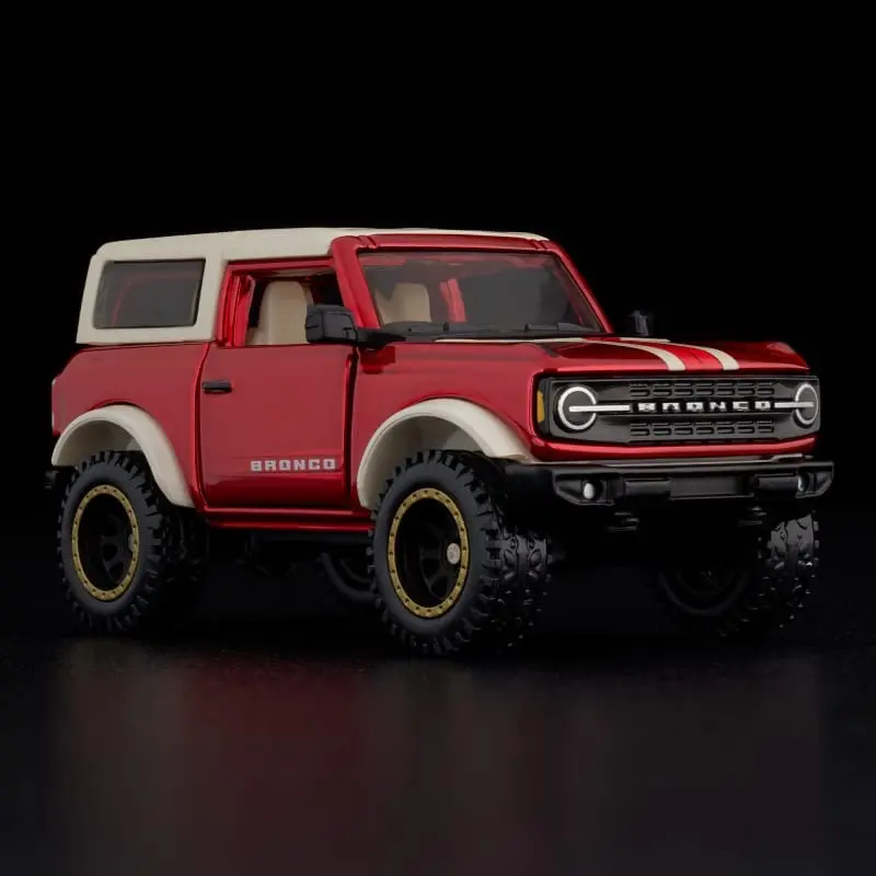 Hot Wheels 2026 RLC Exclusive 2021 Ford Bronco, Chrome Apple Red Die-Cast Collectible Car
