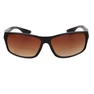 'The Driver' Polarized Bifocal Sunglasses with High Definition Gradient Amber Lenses for Driving & Computer Use - TR90 Frame with UV400 Protection