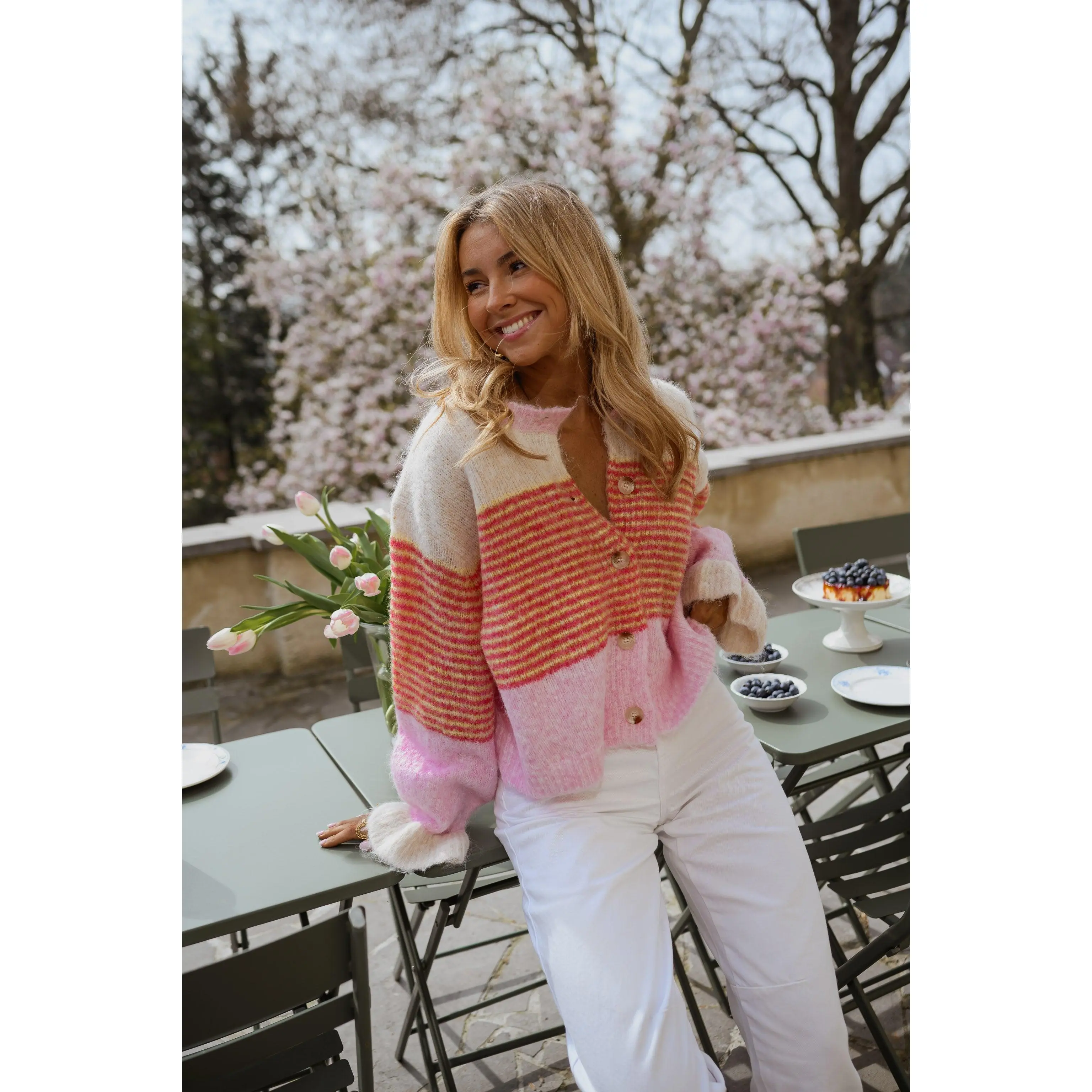 Pink Amren Cardigan