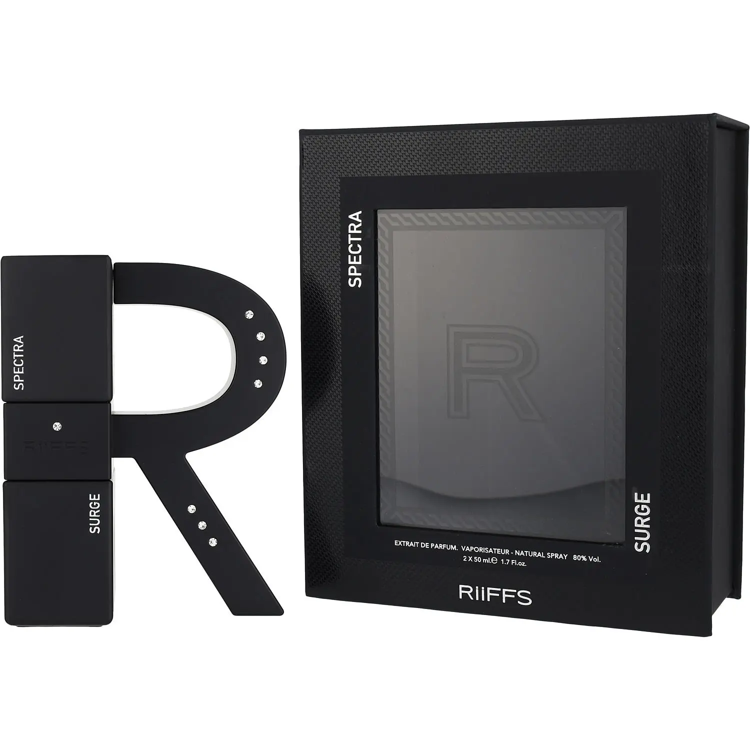 Riiffs Variety Set-Spectra Eau De Parfum Spray 1.7 Oz & Surge Eau De Parfum Spray 1.7 Oz For Unisex