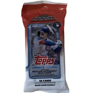 Topps 2025 Update Series Pack (36 cards)- Complete your Baseball Card Set for Collectors with Unique Design and High-Quality Printing