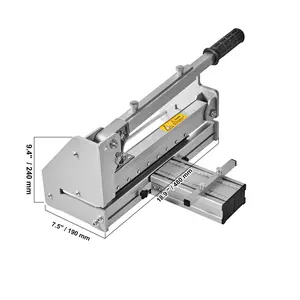 VEVOR Floor Cutter 13 inch, TikTokShopBlackFriday, Cuts Vinyl Plank, Laminate, Engineered Hardwood, Siding, 0.47in Cutting Depth Effortless And Easy Cutting, Vinyl Plank Cutter for LVP, WPC, SPC, LVT, VCT, PVC, and More