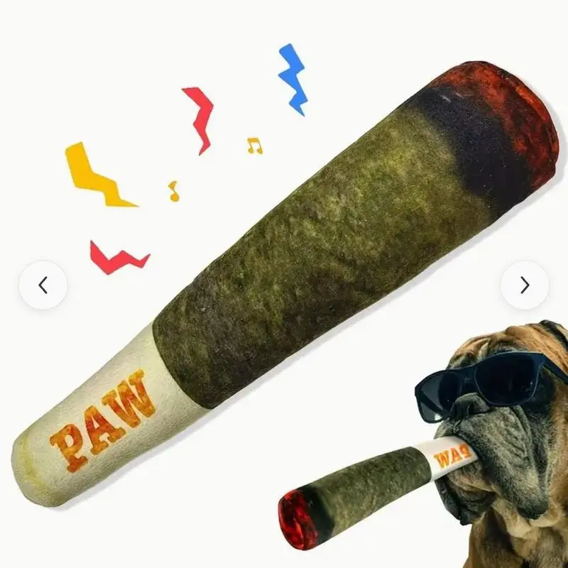 MRWJ Universal Animal Print Fabric Dog Squeak Toy - Squeaky Sound, Crinkle Paper, Chew-Safe, Durable Stuffed Toy for All Dog Sizes, Pet Accessory That Entertains