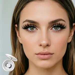 agnetic False Eyelashes Set - Little Devil Chic Style | Reusable, Easy Magnet Application, Natural-Look Effect