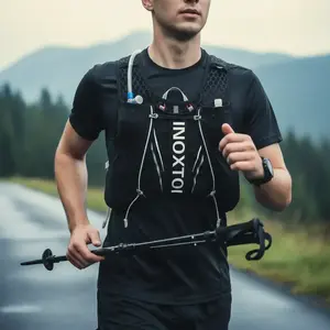 Inoxto Lightweight Running Backpack, 5L Water Bag and Vest, Ideal for Long Distance Runners, Easy Carry Design, High Functionality Outdoor Sports