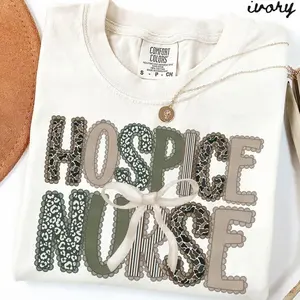 Hospice Nurse Shirt, Lace Camo Care Tee, Registered Nurse TShirt, Nursing Student T-Shirt, Hospice Team, Graduation, Aide Q