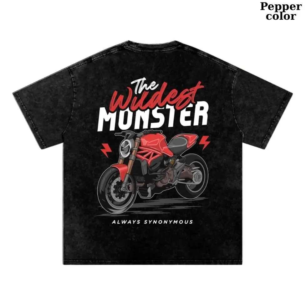 Ducati Monster 1200 Motorcycle T-Shirt, Biker T-Shirt, MotoGP Shirt, Naked Bike Tee, Red Bike Shirt, Riding Apparel, biker apparel, motorcycle apparel