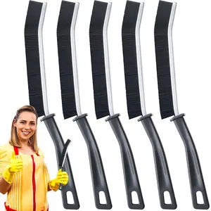 Multifunctional 5-Piece Gap Cleaning Brush with Stiff Bristles & Durable Handles for Hard-to-Reach Areas in Bathrooms Kitchens Tiles & Windows