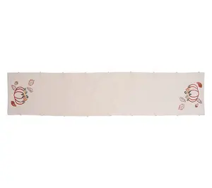 Autumn Botanical Table Runner by Valerie