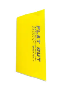 5" Yellow Flat Out Squeegee Blade by Fusion Tools