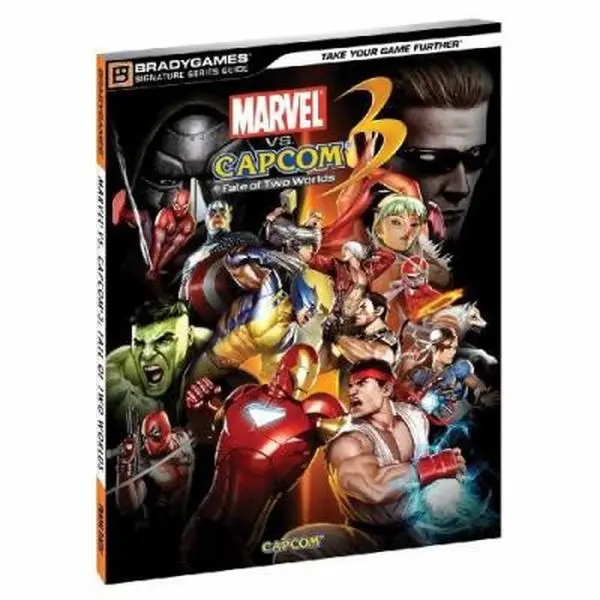 USED Book - Marvel vs. Capcom 3 Signature Series Guide by BradyGames (Paperback) - english