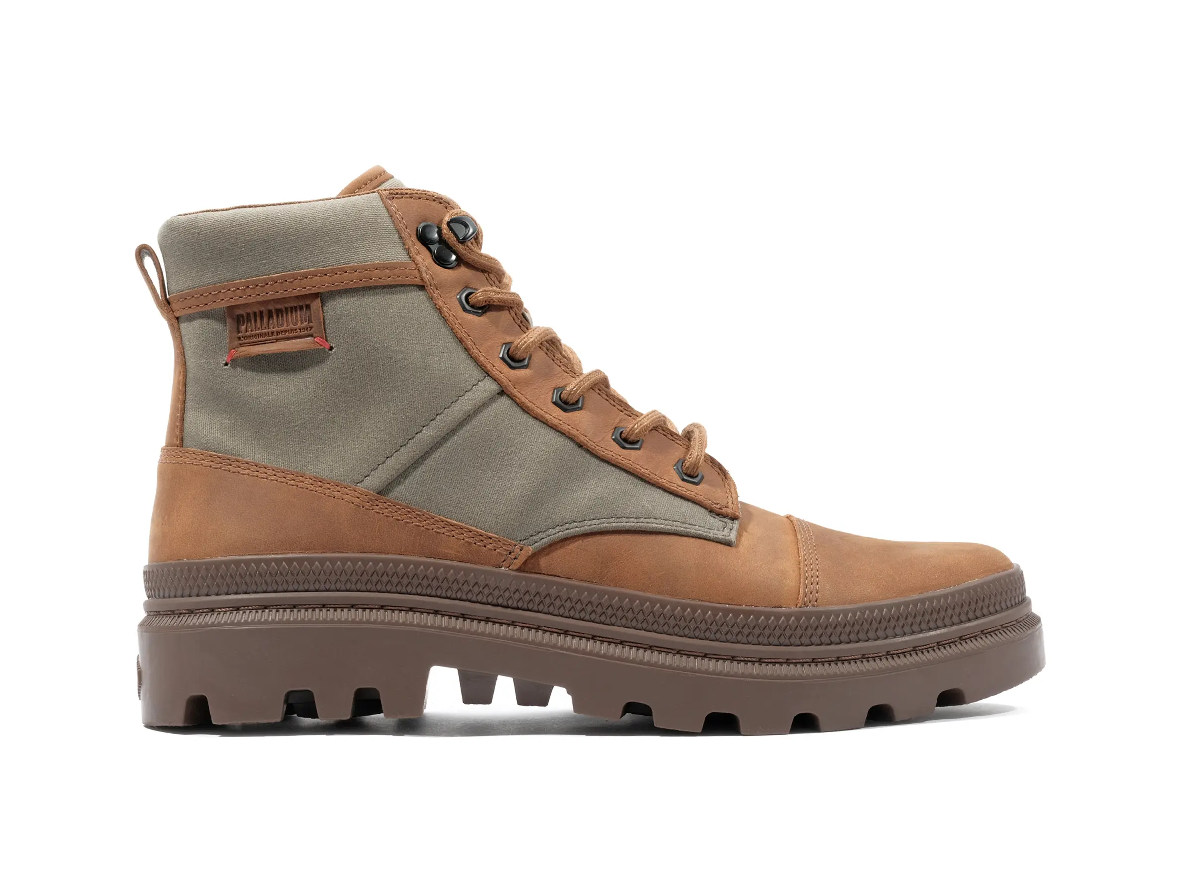Pallatrooper Rough Men's Boot - Olive Night/Honey
