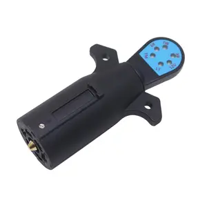 Side 7 Way Trailer Light Tester 7-Pin  RV Style Connector Tester LED Circuit Detector for Taillight, Turn Signal,  Light