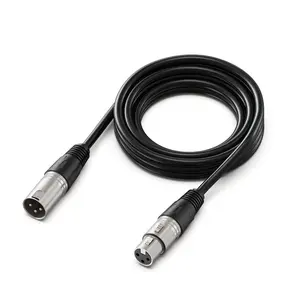 FIFINE XLR Microphone Cable 10ft, XLR Male to Female Mic Audio Cord with Balanced 3 PIN, Speaker Cable, Mic Wire, for Recording Podcast Streaming, Black-L9