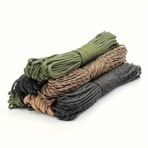 High Tensile 4mm Thick Polyester Blend Braided Paracord Multipack Ropes - 10m,20m,30m Lengths, for Camping Hiking, Outdoor Survival Projects