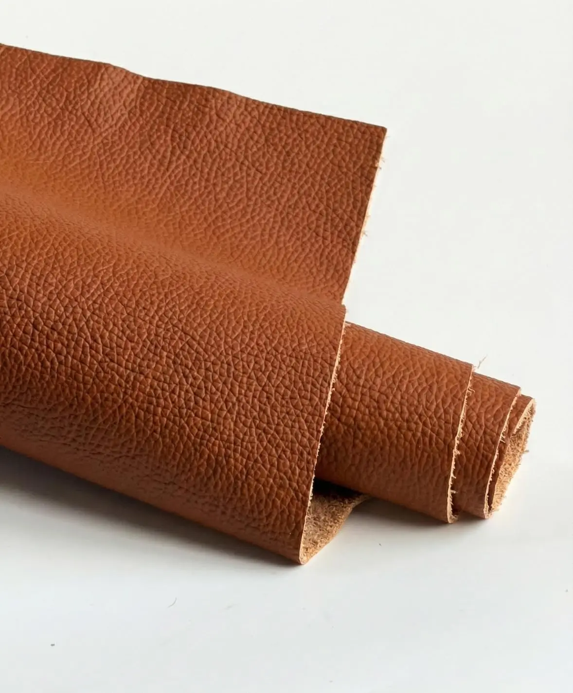 12'' x 24'' Genuine Full Grain Cowhide Leather Sheet — Soft Leather for Upholstery Repair, Handbags, Wallets, Sewing, Crafts, & DIY Projects — 1.1-1.3mm (3oz) Pre-Cut (Cognac Brown, 1 Piece)