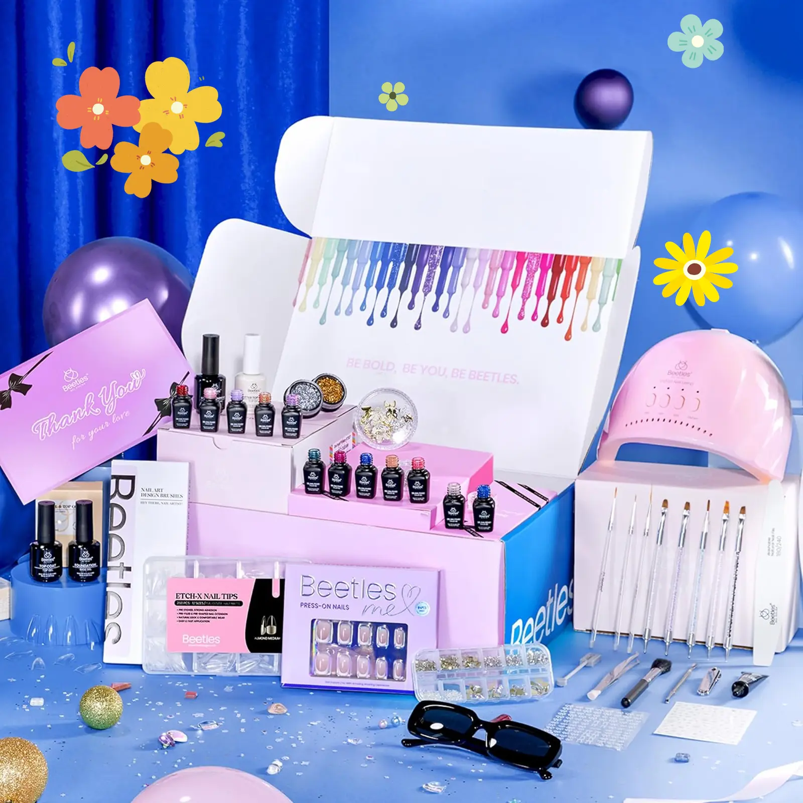 Wild Gleam-36 Color Deals Box with UV Lamp