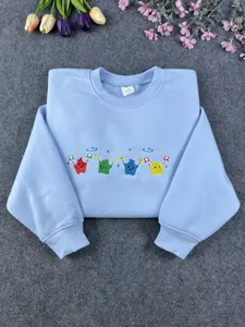 Embroidered Galaxy Luma Sweatshirt, Mario Galaxy Embroidery shirt Gift, Gift for Him