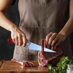 Ultra-Sharp Professional Boning Knife – Your Kitchen’s Precision Tool. Handmade Chef Knife with Decorative Bladeand Wooden Handle Kitchen Knife VegetableDeboning Fruit Steak Kitchen Chopping Meat#gift Stainless Steel