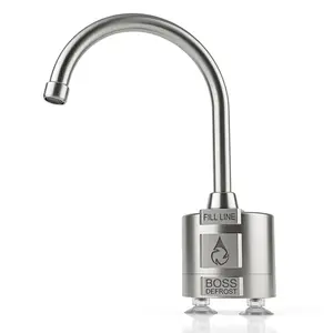 Boss Defrost thawing device for frozen foods; countertop kitchen appliance that mimics running water method, reduces water use up to 99%, saves money, portable, easy to use, plug and play