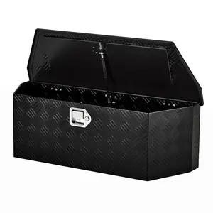 GAOMON Aluminum Trailer Tongue Box, 36 in x12 in x12 in Heavy Duty Storage With Lock and Keys, Utility Truck Tool Box Storage Organizer, Tool Chest for Pickup Truck Bed, RV