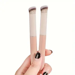 2-Pack Concealer Brush – Oil-Free, Vegan & Cruelty-Free, Precise Spot & Under-Eye Coverage, Soft Polyester Bristles, ABS Handle, All Skin Types, Soft Cosmetic Brushes
