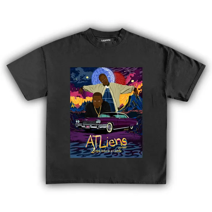 Outkast ATLiens Graphic Tee | 2 Dope Boyz In A Caddie Vintage Hip Hop T-Shirt