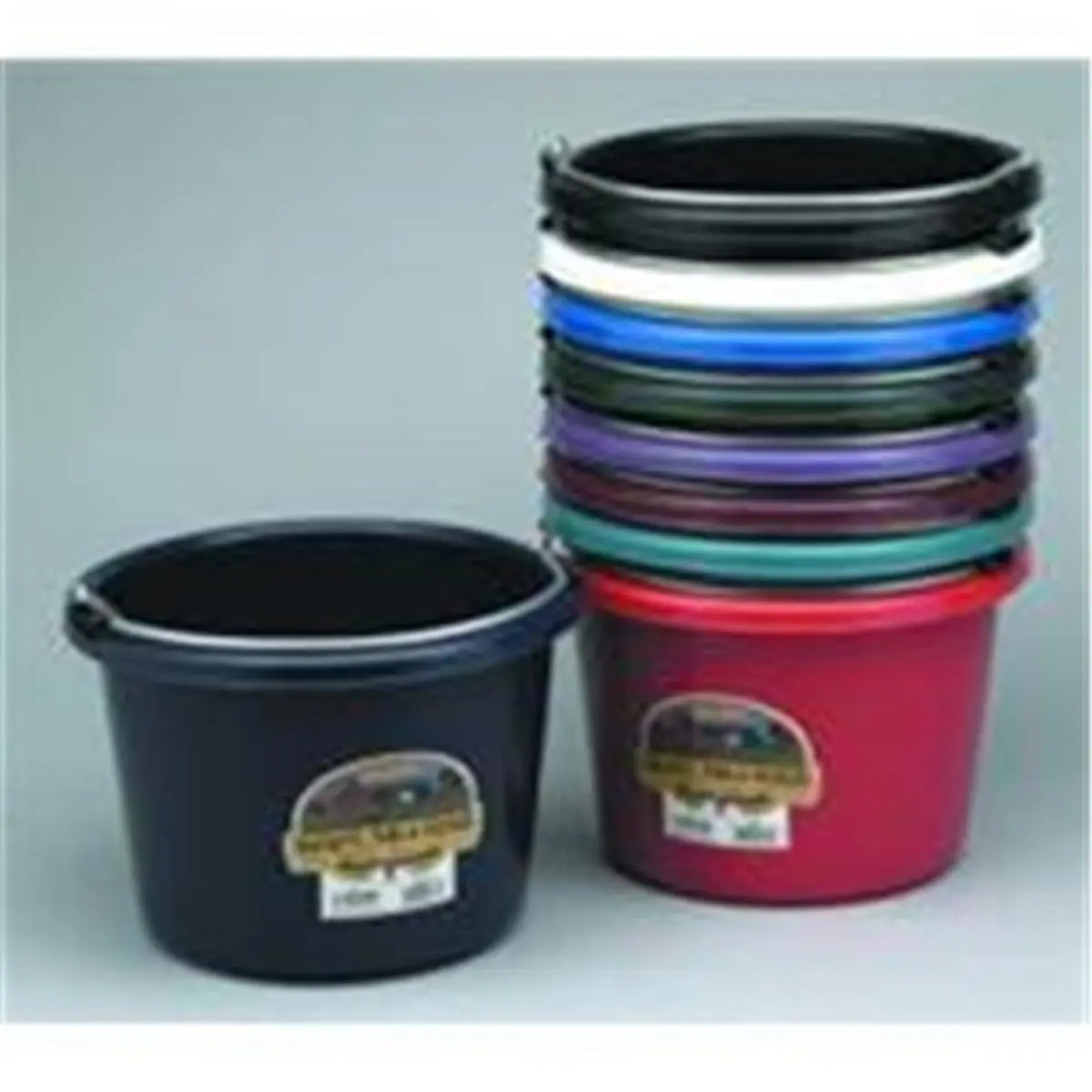 Miller Plastic Pail Black 8 Quart - P8BLACKA