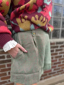Houndstooth Gem Shorts