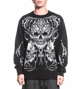 Affliction Men's Long Sleeve Sweater Primitive Theory Affliction Men's Long Sleeve Sweater Primitive Theory