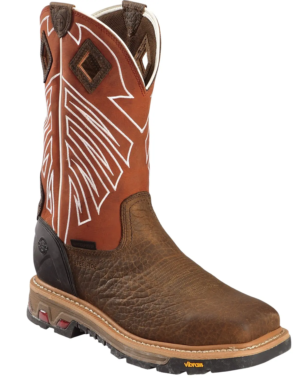 Justin Men's Men'S Roughneck Eh Waterproof Work Boot Steel Toe - Wk2115
