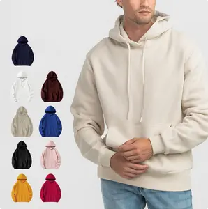 Holafish Unisex Hoodies Cozy Polyester & Cotton Blend Long Sleeve Pullover with Kangaroo Pocket Loose Fit for Winter Casual Wear Soft Stylish Comfy Tops in Black Beige