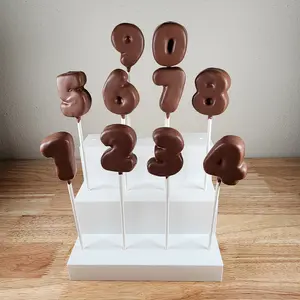 Number Cake Pop Cutters & Indent Press Set – Create Perfect Number Cake Pops with Ease!