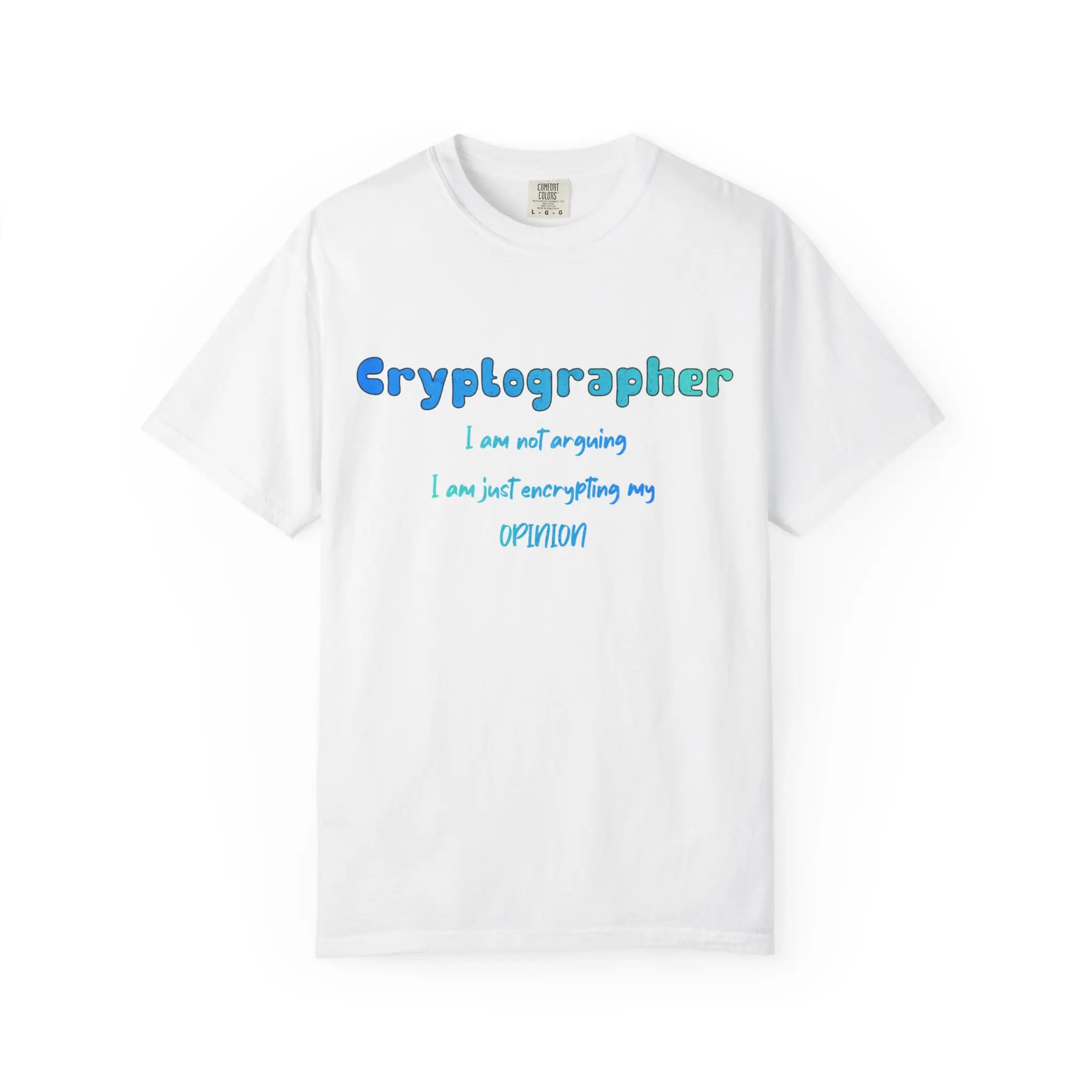 Cryptographer T-shirt Progammer T-Shirt Gift Programmer Nerdy Gift  Casual Tech Lovers Shirt  Coder tShirt Cyber Shirt Cyber Lover Crypto