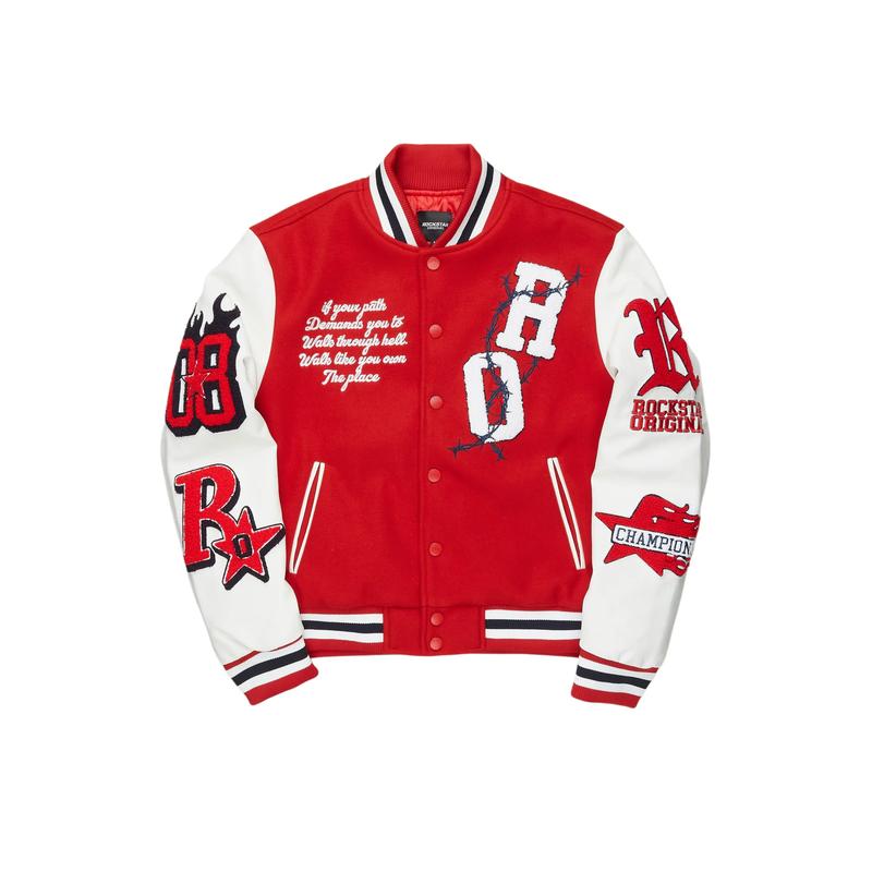 Skoll Red Varsity Jacket