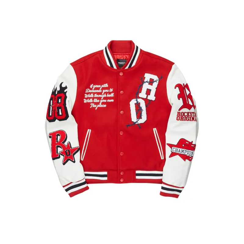 Skoll Red Varsity Jacket
