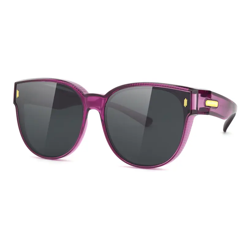 Meeloog Over Glasses Sunglasses for Women TR90 Frame UV400 with Polarized Optical Coating, Lightweight Design for Driving and All-Day Protection ST0073