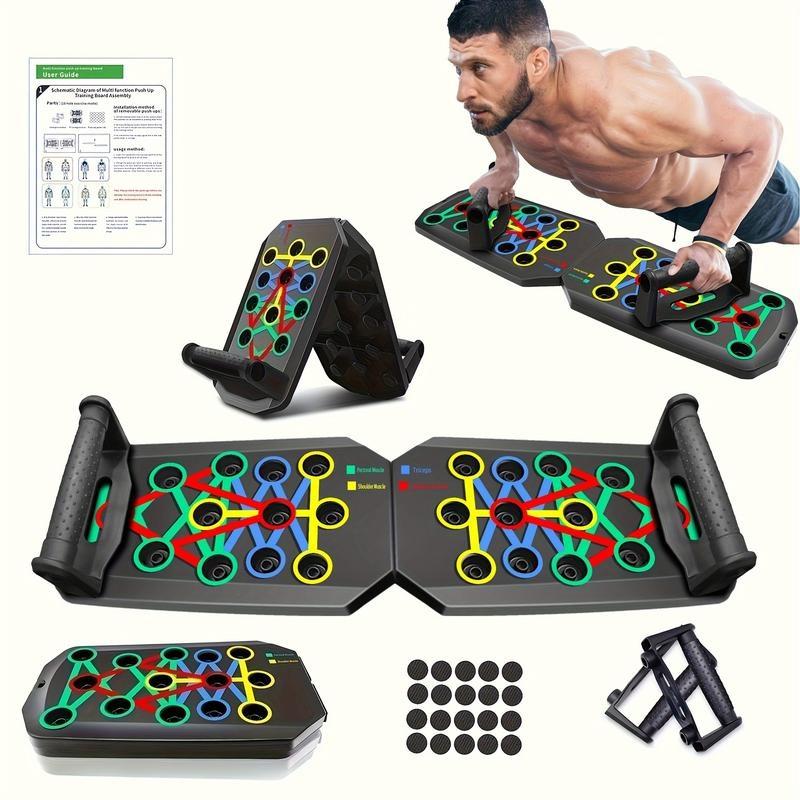 Multifunctional Push Up Trainer Board withErgonomicDesign for Chest Muscle Strength Boost HomeGym WorkoutEfficiency Comfortable Exercise
