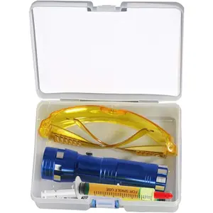 Air Conditioner Leak Detector Tool AC Leak Detector Kit Automotive Leak Detection Kit Auto Air Conditioner Flashlight Leak Detector Tool with with Protective