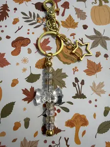 Cute cold and clear keychain
