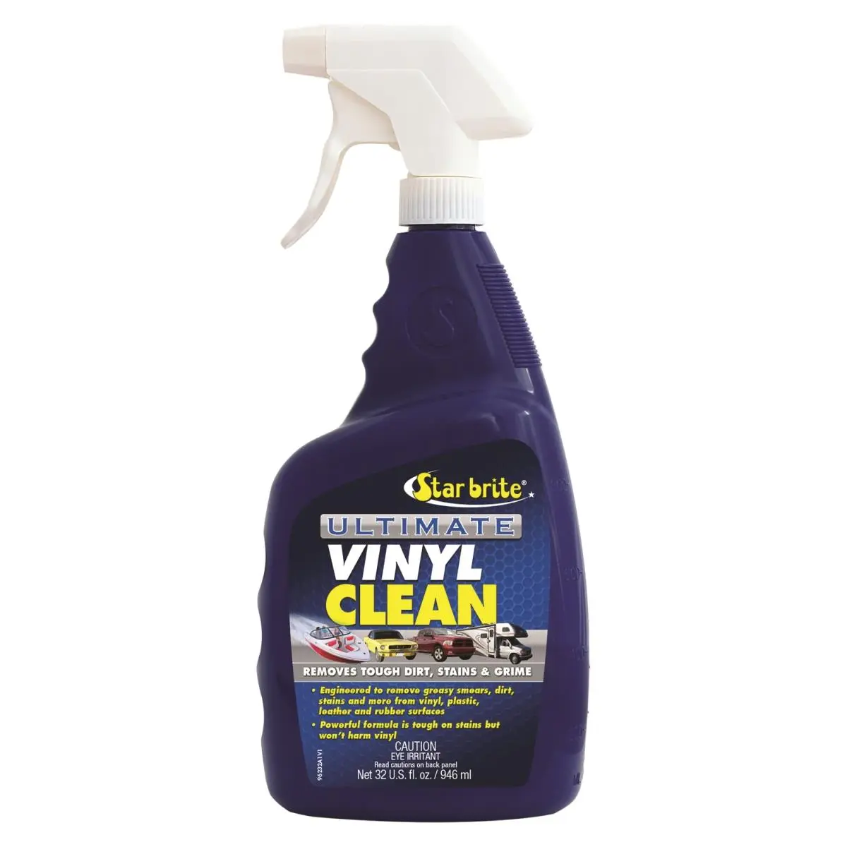 212 MAIN 32oz Powerful Vinyl & Leather Clean Spray, Vinyl-Safe Dirt Removal Solution for Kayaking & Water Sports (096232 Formula), Vinyl And Leather Cleaner