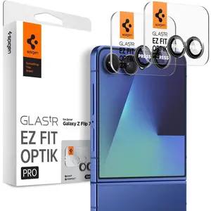 Spigen Camera Lens Screen Protector [GlasTR EZ Fit Optik Pro] Designed for Galaxy Z Flip 7 [Case Friendly] - 2 Pack