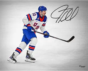 J.T. Miller Team USA Autographed 16" x 20" 2026 Olympic Gold Medal Winner Photograph - Fanatics Authentic Certified