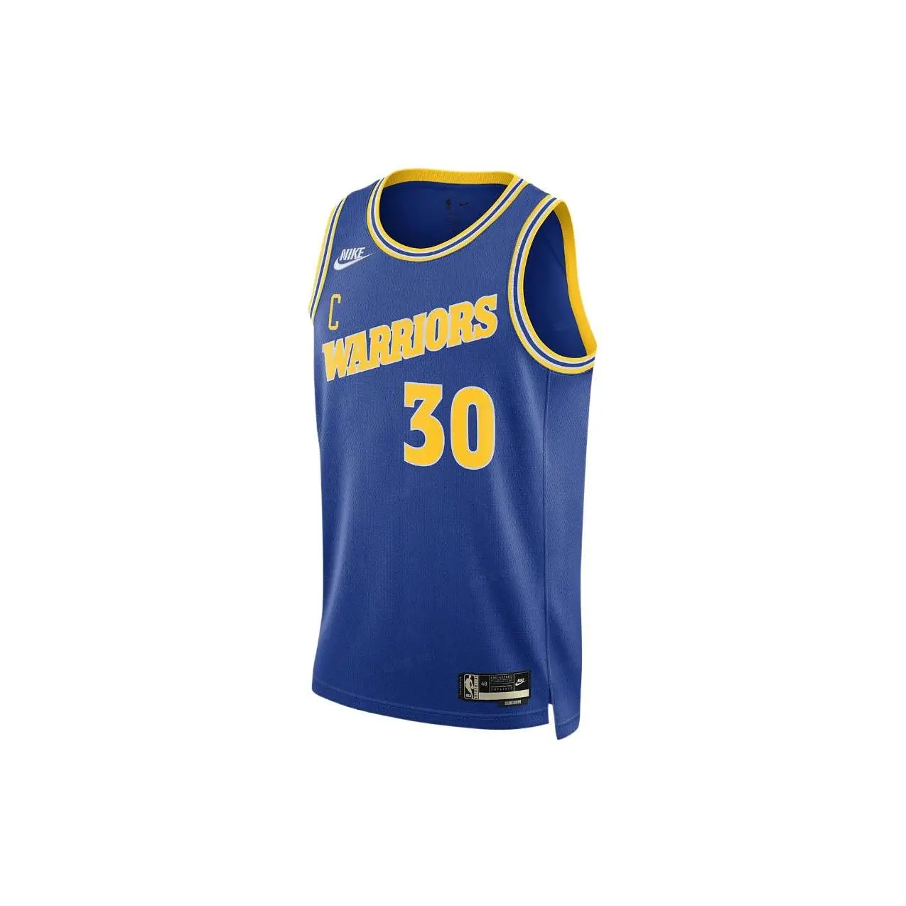 Nike Nba Golden State Warriors Stephen Curry Dri Fit Jersey Retro Breathable Unisex Blue DO9446-497