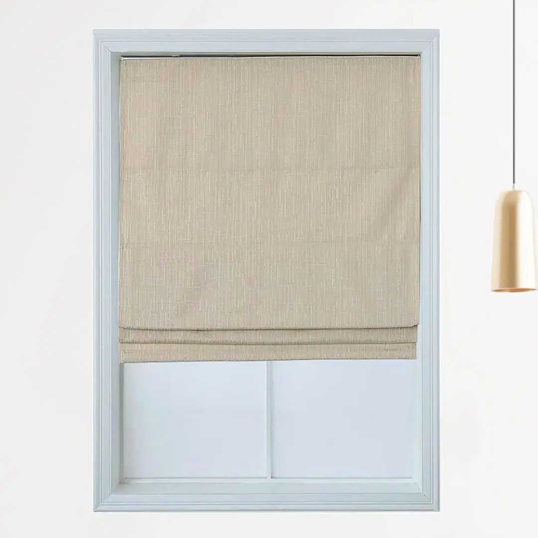 Roman Shades - Polyester Pueblo Room Darkening Roman Blind
