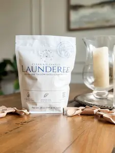 RiverHome Co. Tallow-Based Laundry Soap - Clean & Non-Toxic US Made - Concentrated Formula for Soft Clothes - No Sulfates or Parabens Multi Purpose Detergent Washdetergent