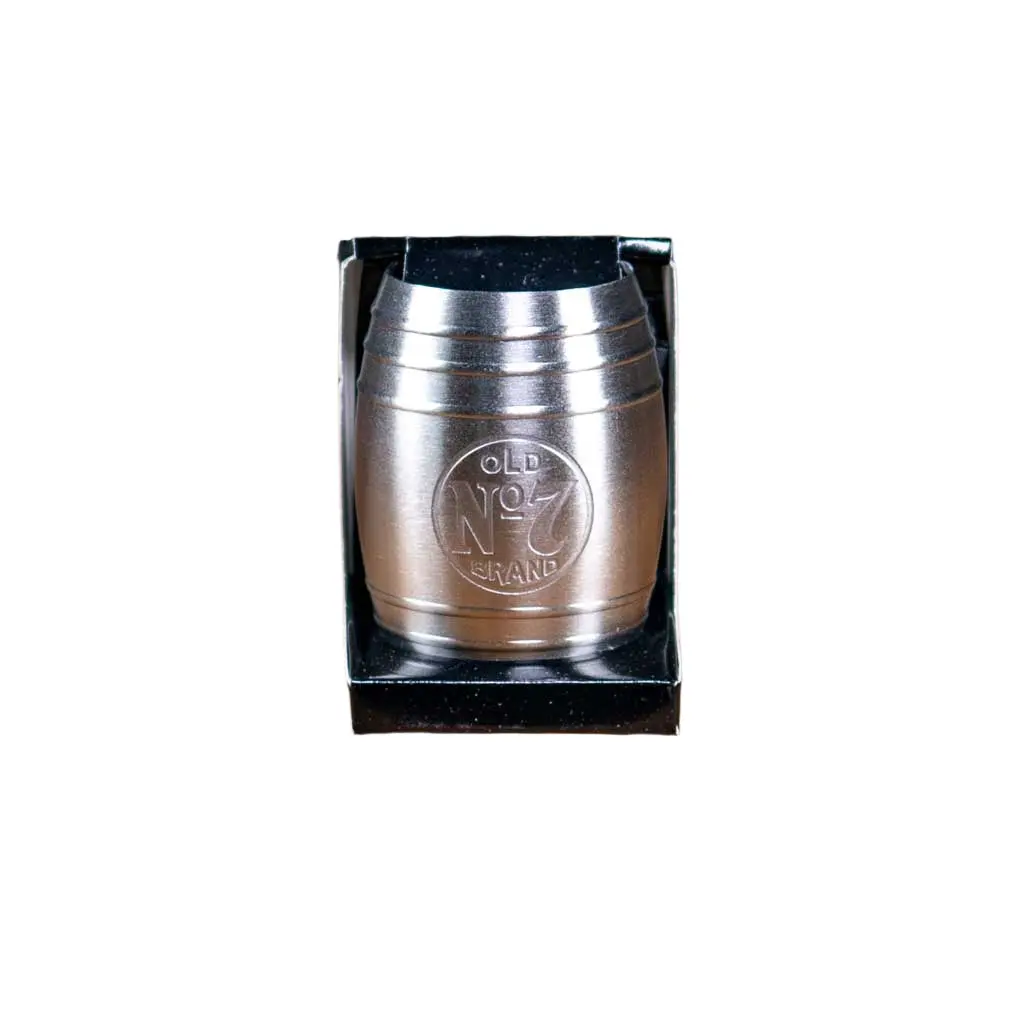 Jack Daniel's 2 oz Deep Etched "Old No.7 Brand" Logo Barrel Shot
