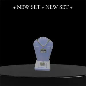 CEJEWELRY Gold Plated Last Supper Necklace and Ring Set 24 Inch Rope Necklace with 9 10 11 12 Rings Elegant Jewelry Gift