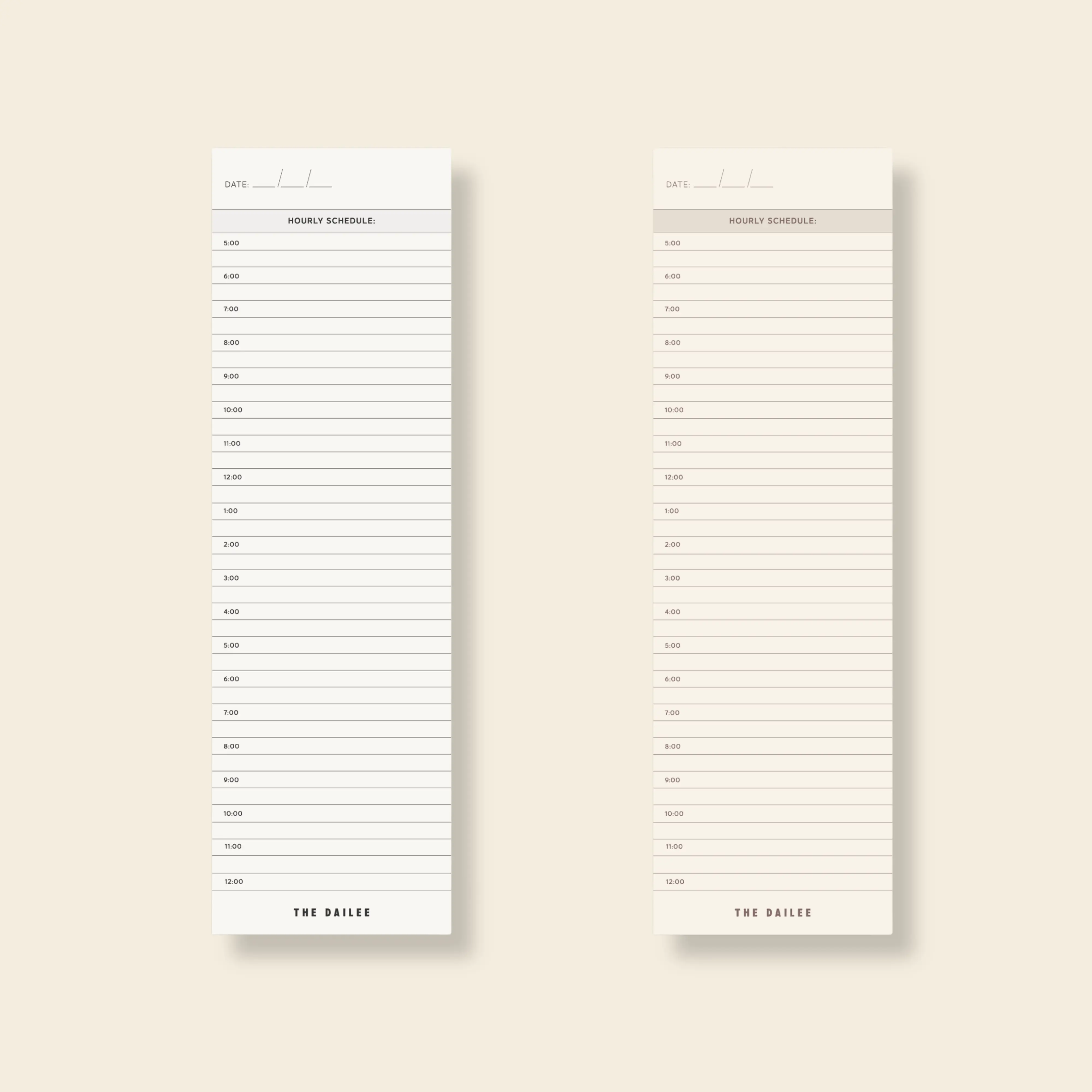Time-Blocking Notepad Time-Blocking Notepad