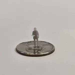 12mm Cowboy with Plate – People Figure for Western Dioramas